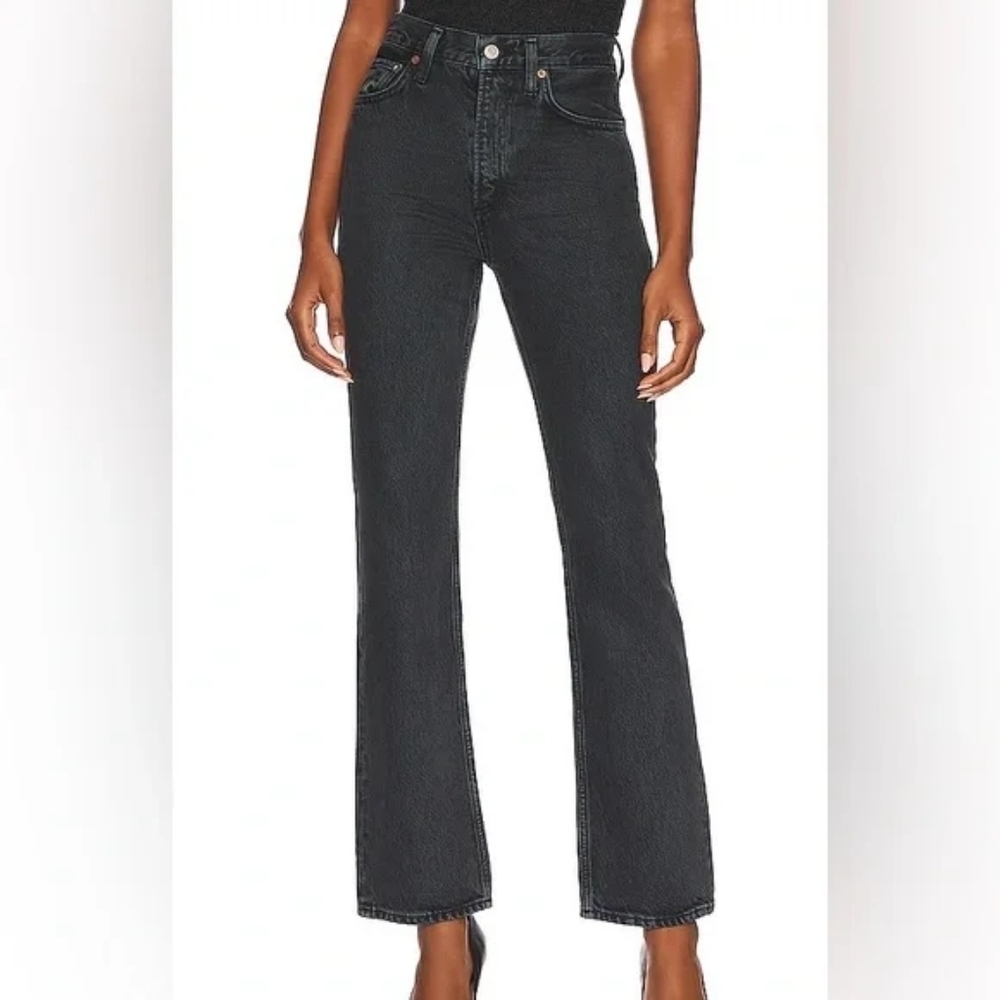 AGOLDE High Rise Vintage Boot in Percolate